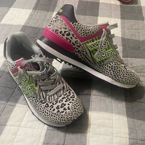 New Balance women’s animal print sneakers